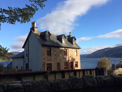 Fantastic lochside location overlooking Loch Carron